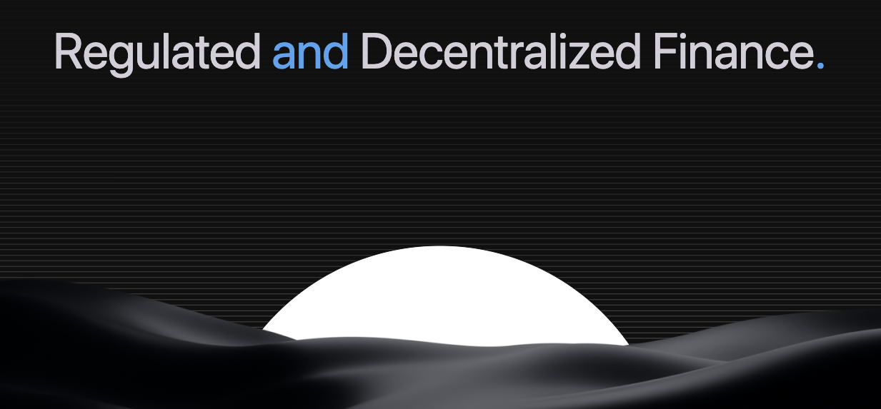 Regulated and decentralized finance concept illustration